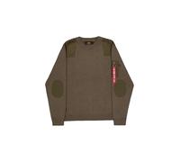 Alpha Industries Knitted Utility Sweater Maglieria Taglia L - Verde oliva