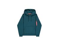 Alpha Industries Backprint Hoodie Taglia M - Petrolio profondo