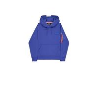 Alpha Industries Red Stripe Hoodie da Uomo Galactic Blue XL