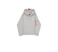 Alpha Industries Red Stripe Hoodie Taglia L - Grigio