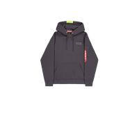 Alpha Industries Red Stripe Hoodie Taglia M - Grigio