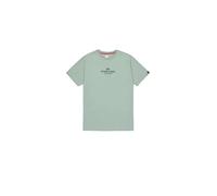 Alpha Industries Return To Base T-Shirt da Uomo Frost Green L