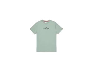 Alpha Industries Return To Base T-Shirt da Uomo Frost Green L