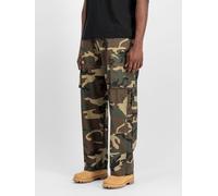 Alpha Industries Ripstop Patchwork Camo Pant Pantaloni Taglia 32 - Woodland Camouflage