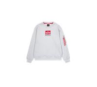 Alpha Industries Satin Logo Sweatshirt Felpe Taglia 2XL - Grigio