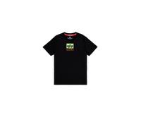 Alpha Industries Satin Logo T-Shirt Magliette Taglia 2XL - Nero