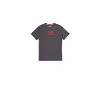 Alpha Industries Satin Logo T-Shirt Magliette Taglia L - Grigio