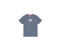 Alpha Industries Satin Logo T-Shirt Magliette Taglia XL - Blu