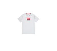Alpha Industries Satin Logo T-Shirt Magliette Taglia XS - Grigio