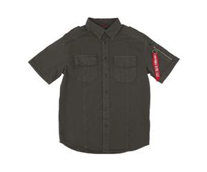 Alpha Industries - short-sleeved t-shirt man basic shirt - - Shirts - Uomo - Grigio - M