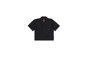 Alpha Industries Shorts Sleeve Cargo Shirt Camicie Taglia S - Nero