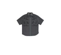 Alpha Industries Shorts Sleeve Laser Cut Shirt Sovracamicie Taglia 3XL - Grigio