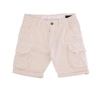 Alpha Industries, ,Shorts ,Uomo ,Rosa ,W33 Cargo Shorts Jet Stream White