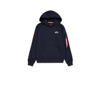 Alpha Industries Signature Back Print Hoodie Taglia M - Blu