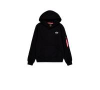 Alpha Industries Signature Back Print Hoodie Taglia XL - Nero