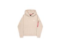 Alpha Industries Signature Back Print Hoodie Taglia XL - Beige