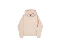 Alpha Industries Signature Back Print Hoodie Taglia XL - Beige