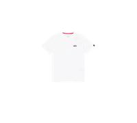 Alpha Industries Signature Puff Print Backprint T-Shirt Magliette Taglia L - Bianco