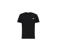 Alpha Industries Signature Puff Print BP T T-Shirt, Black, 3XL Uomo