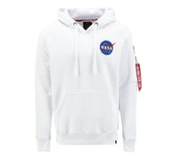 Alpha Industries - Space Shuttle Hoodie - - Sweatshirts & Hoodies - Uomo - Bianco - S