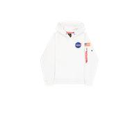 Alpha Industries Space Shuttle Hoodie Taglia 3XL - Bianco