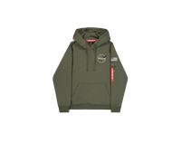 ALPHA INDUSTRIES Felpa 'Space Shuttle' oliva / nero / bianco, Taglia L