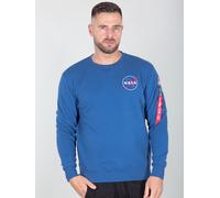 Alpha Industries Space Shuttle Sweatshirt Felpe Taglia L - Blu