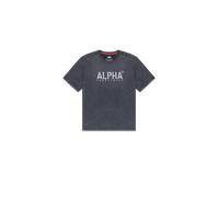 Alpha Industries Stencil Loose T-Shirt Magliette Taglia M - Blu scuro