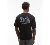 Alpha Industries - Studio Edition - T-shirt nera con logo-Nero XL