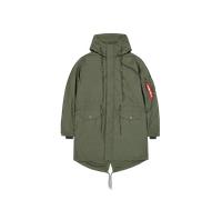 Alpha Industries Studio M-51 Fishtail Backprint (2in1) Field Jacket Giacche da campo Taglia 2XL - Verde oliva