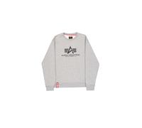 Felpa Alpha Industries Basic Hoody Small Logo II Grey Heather XL