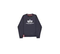 Alpha Industries Basic Big Logo Sweatshirt Felpe Taglia XL - Blu marino