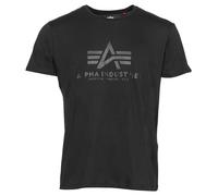 Alpha Industries Basic Big Logo Carbon T-Shirt Magliette Taglia XL - Nero