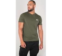 Alpha Industries Maglietta Basic T Small Logo per Uomo Dark Olive