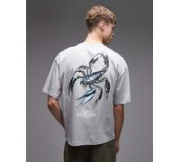 Alpha Industries Scorpion Cyborg T-Shirt Magliette Taglia M - Grigio