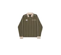 Alpha Industries Track Tricot Polo Longsleeve Manica lunga Taglia L - Verde
