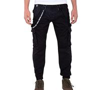 Alpha Industries Utility Pant Uomo Pantaloni Casual, Black, 31 W