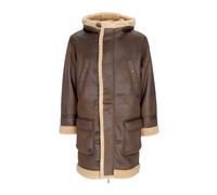 Alpha Industries - Vintage Brown Arctic Parka Giacca in ecopelle - - Coats - Uomo - Marrone - S
