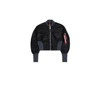 Alpha Industries Waisted MA-1 Bomber Giacca da donna Black M