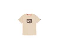 Alpha Industries Washed Out Logo T-Shirt Magliette Taglia 2XL - Beige