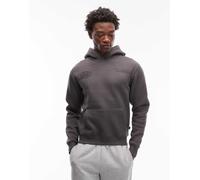 Alpha Industries - World Pack - Felpa con cappuccio grigia con logo-Grigio XS