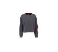 Alpha Industries X-Fit Label Oversized Sweatshirt Felpe Taglia S - Grigio