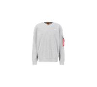 Alpha Industries X-Fit Label Sweatshirt Felpe Taglia 2XL - Grigio