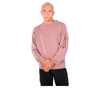 ALPHA INDUSTRIES X-Fit Sweat Felpa, Opaco, Mauve, S Uomo