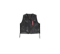 Alpha Industries X-Force Leather Vest Giacche in pelle Taglia 2XL - Nero