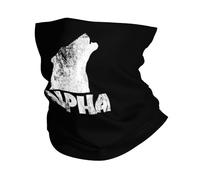 Alpha Lone Wolf Elastico Cerchietto per Capelli Multiuso Sciarpa A Tubo Scaldacollo per Donna Sports Ciclismo