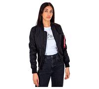 Alpha Ma-1 Tt, Giacca Donna, Bianco, Nero (Black 03), X-Small