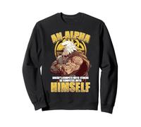 Alpha Mindset Warrior Forza Palestra & Fitness Motivazione Felpa