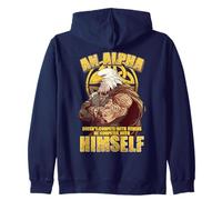 Alpha Mindset Warrior Forza Palestra & Fitness Motivazione Felpa con Cappuccio