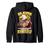 Alpha Mindset Warrior Forza Palestra & Fitness Motivazione Felpa con Cappuccio